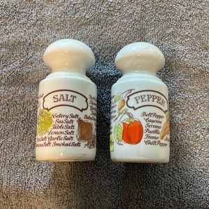 Salt and pepper shakers
